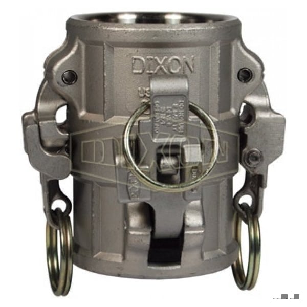 Boss-Lock Cam and Groove Spool Coupler, 6 in Nominal, Coupler End Style, 316 SS, Domestic